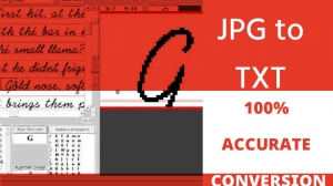 Convert Jpeg to text - Best accuracy in the industry !!
